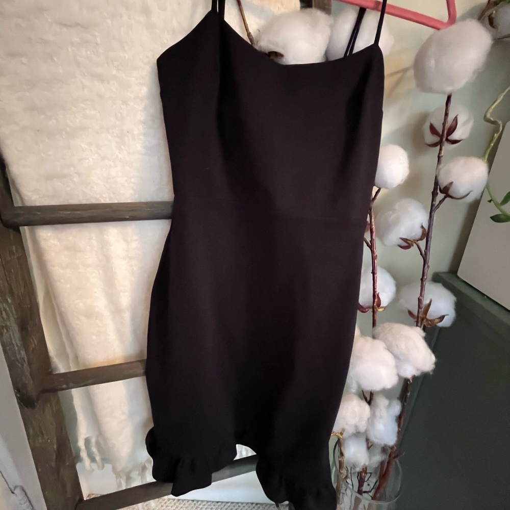 Lulu’s small cocktail dress. Black